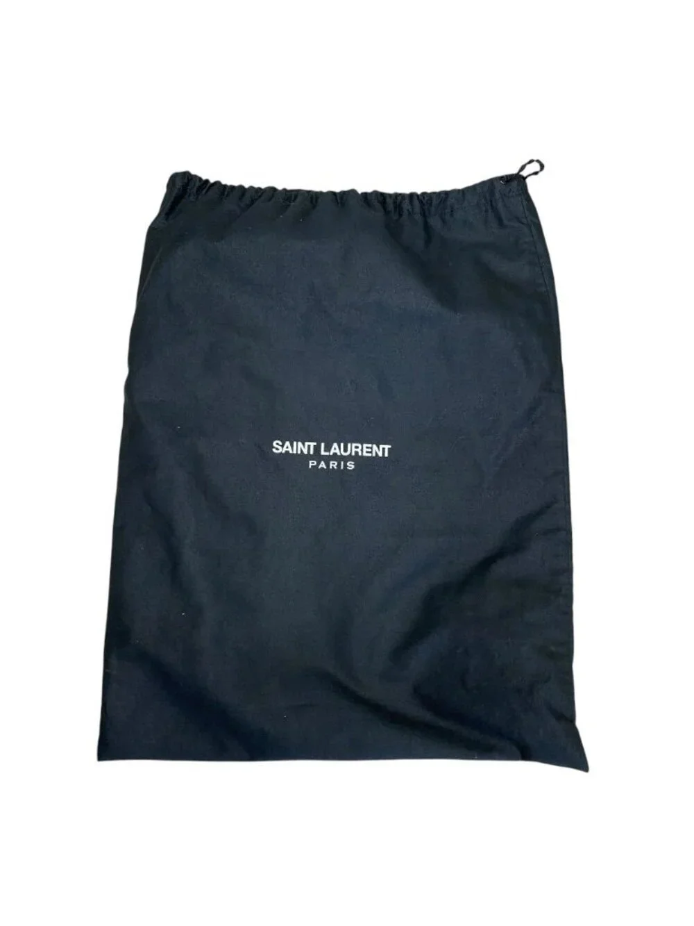 Saint Laurent Festival Tapestry Backpack Canvas Leather Black Multicolor Fine